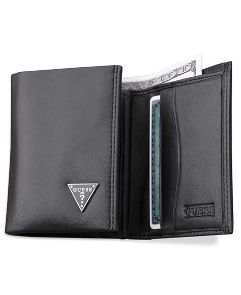 guess side bag men|guess trifold men's wallet.